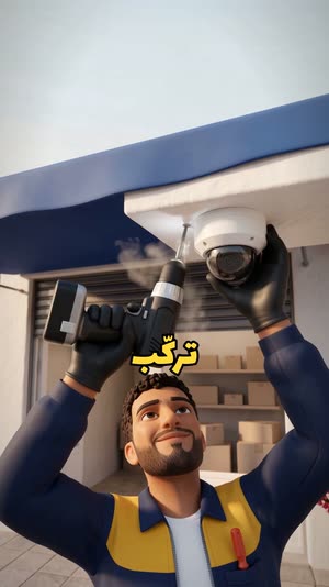 drill fixes a dome camera
