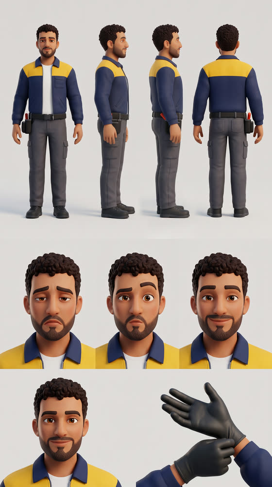 Technician character sheet